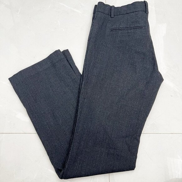 NWOT Gap Modern Bootcut pants 4R Gray Pinstripe Slacks Trousers - Picture 2 of 9